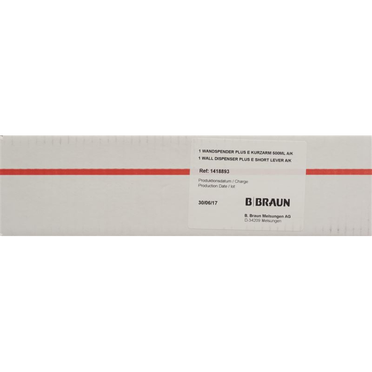 Braun wall dispenser Plus 500ml E lengan pendek