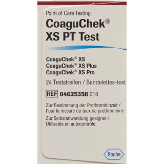 Coaguchek XS PT test strips 2 x 24 pcs