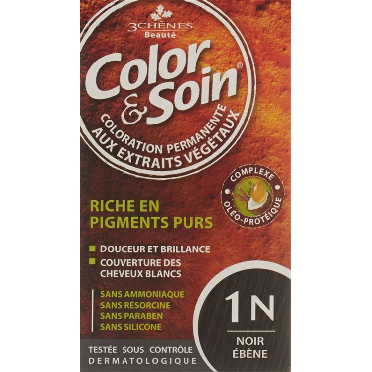 Color & Soin Coloration 1N noir ébène 135 ml