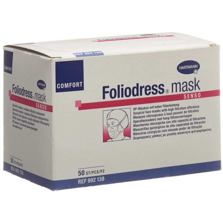 Foliodress Maske senso yeşil 50 adet