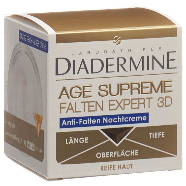 DIADERMINE Wrinkle Expert Gece Bakımı 3D 50 ml