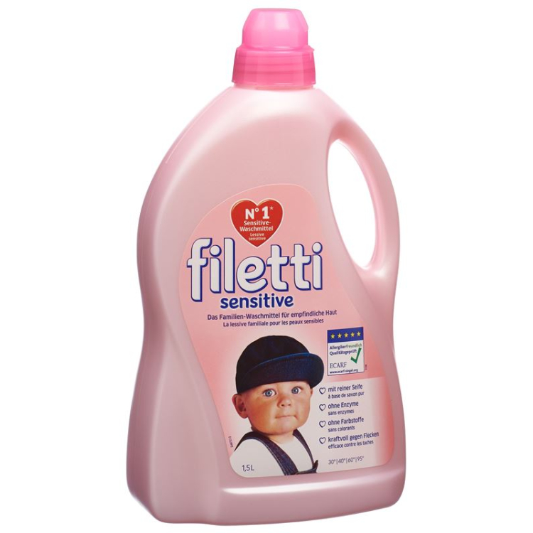 Filetti Sensitive Gel Fl 1,5 lt