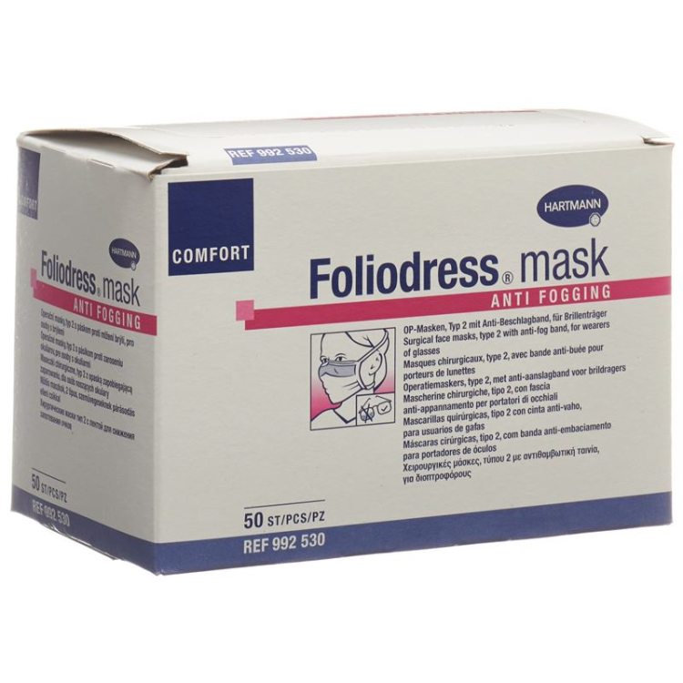 Foliodress Masker anti fogging 50 pcs