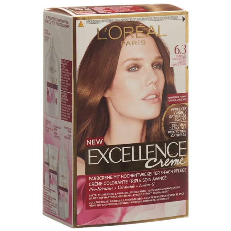 EXCELLENCE Color Creme 6.30 Zlatá tmavá blond