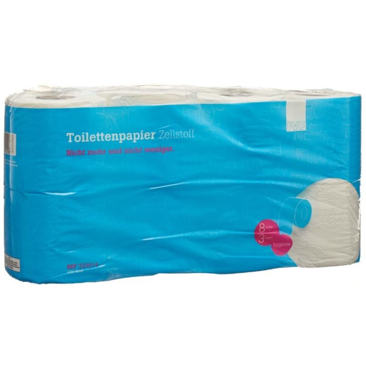 Funny toiletpapierpulp 3-laags 250 vel rol 8 st