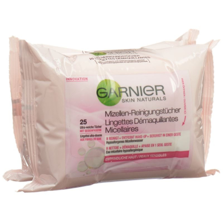 GARNIER Nat Micellar Cleaning Tissue Duo 2 x 25 pcs