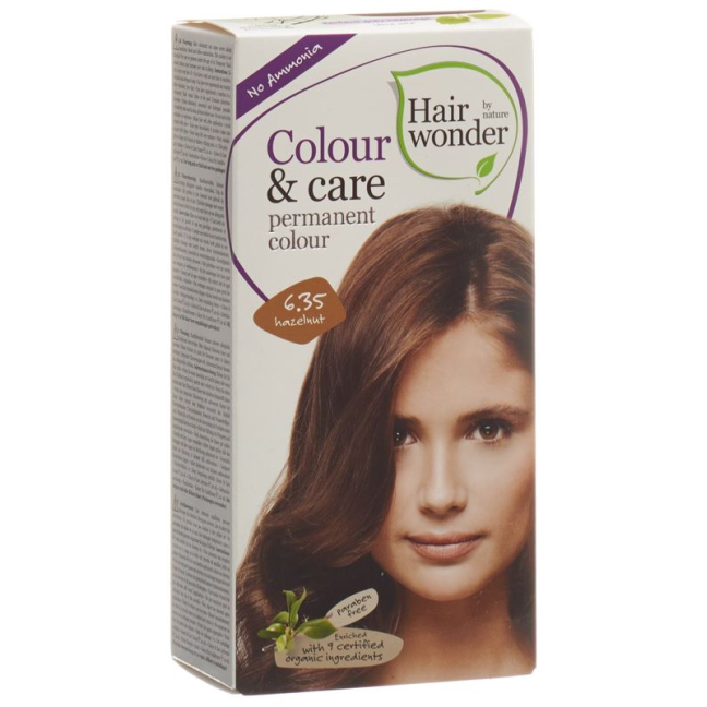 HENNA Hairwonder Color & Care 6.35 fındık