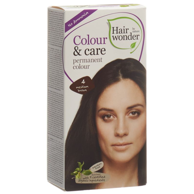 HENNA Hair Wonder Color & Care 4 smeđa
