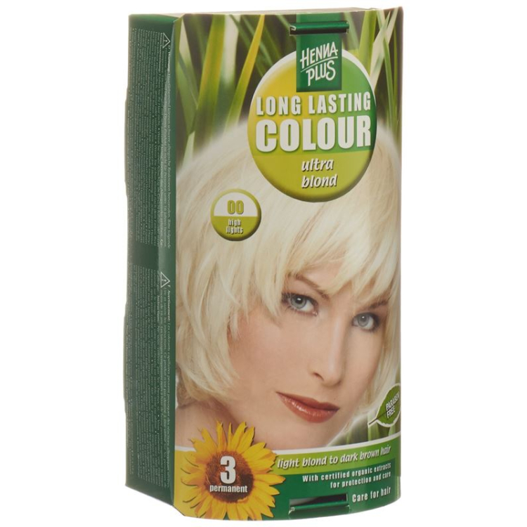 Henna Plus Long Last Color 00 itin blondinė