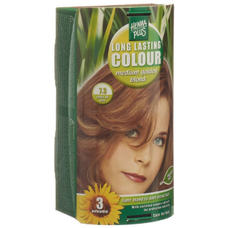 HENNA PLUS Long Last Color 7.3 medium gylden blond