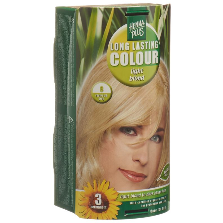 HENNA PLUS Long Last Colore 8 biondo chiaro