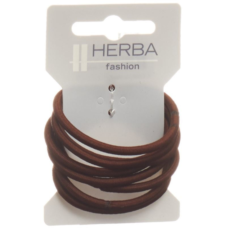 Herba hair tie 5cm brown 5 pcs