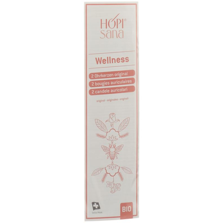 HOPISANA Ohrenkerzen rosa Wellness