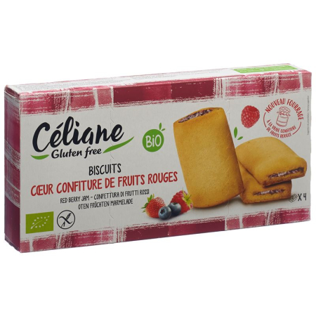 Les Recettes de Céliane koekjes met vulling van rood fruit, glutenvrij