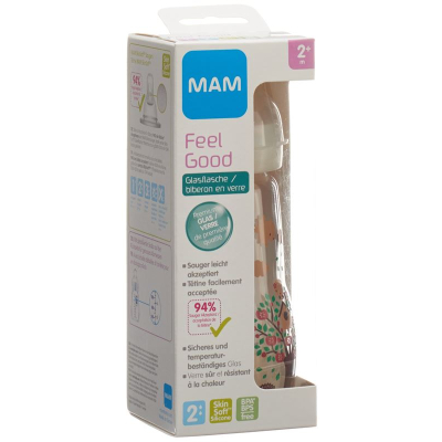 Mam feel good glasflasche 260ml 2+ monate