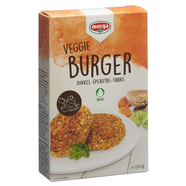 Organiczne pąki Morga Dinkelburger 150 g