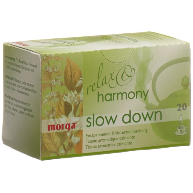 Morga Relax & Harmony Slow Down Tee Btl 20 pcs
