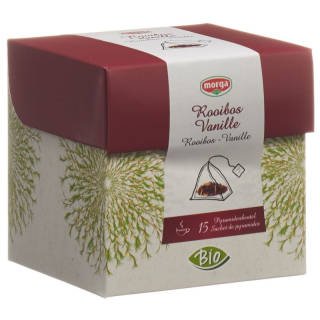 Morga rooibos vanilla pyramid teabags Bio 15 pcs