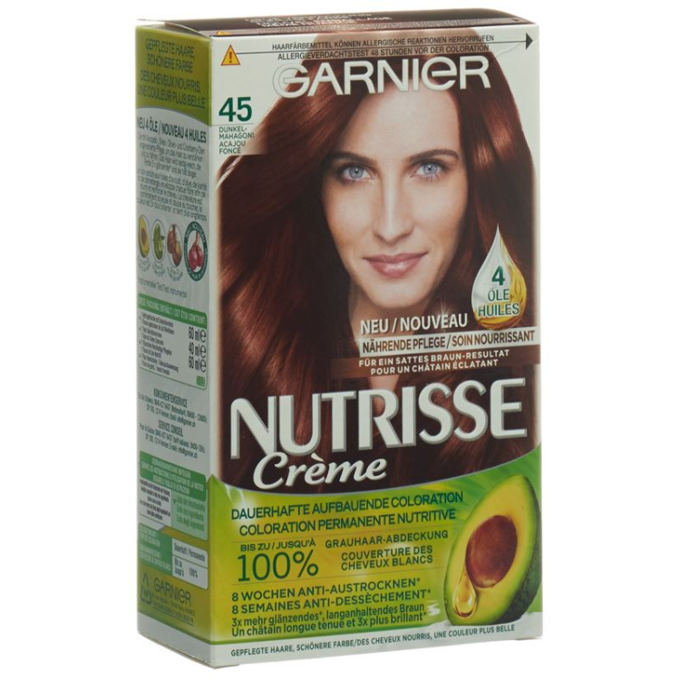 NUTRISSE Mascarilla Colorante Nutritiva 45 dunk mahago