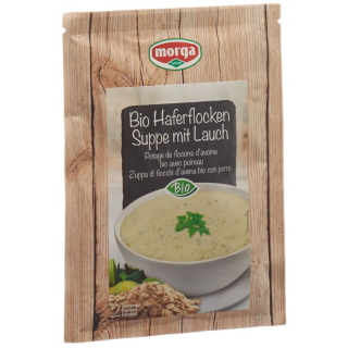 MORGA soupe d'avoine aux poireaux bio 45 g