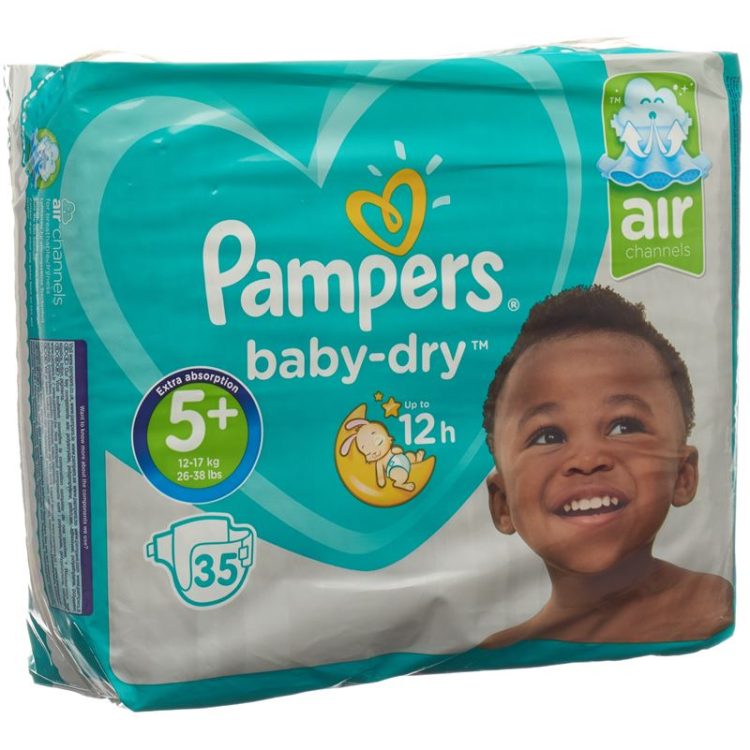 PAMPERS Baby Dry Gr5+ 12-17kg Jun Pl Sparpa