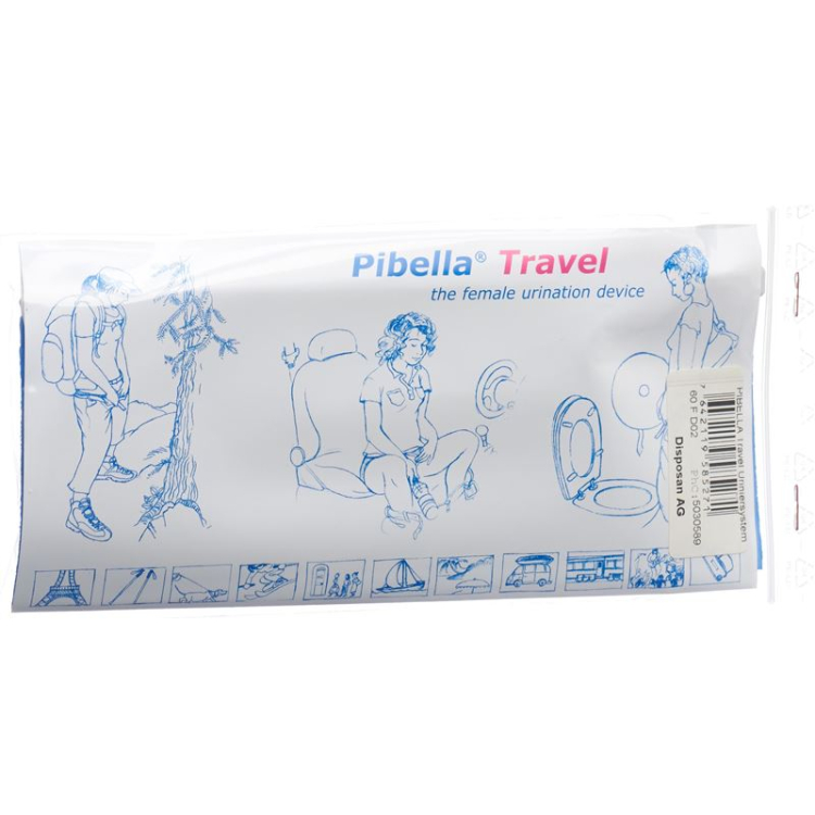 Pibella Travel מערכת השתן נשים ורוד