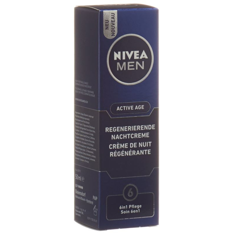 Nivea Men Aktif Yaş Gece Kremi 50 ml