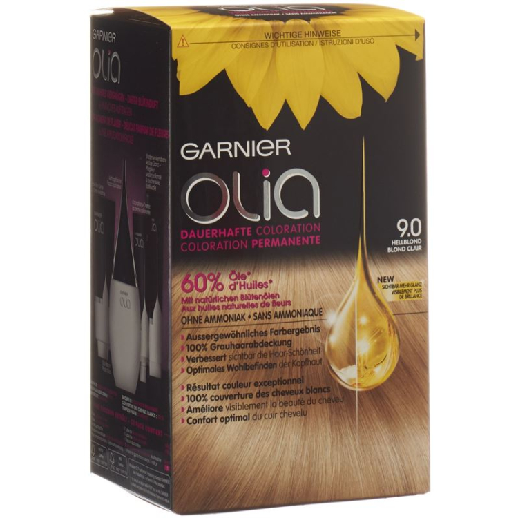 Cor de cabelo OLIA 9.0 Loiro claro