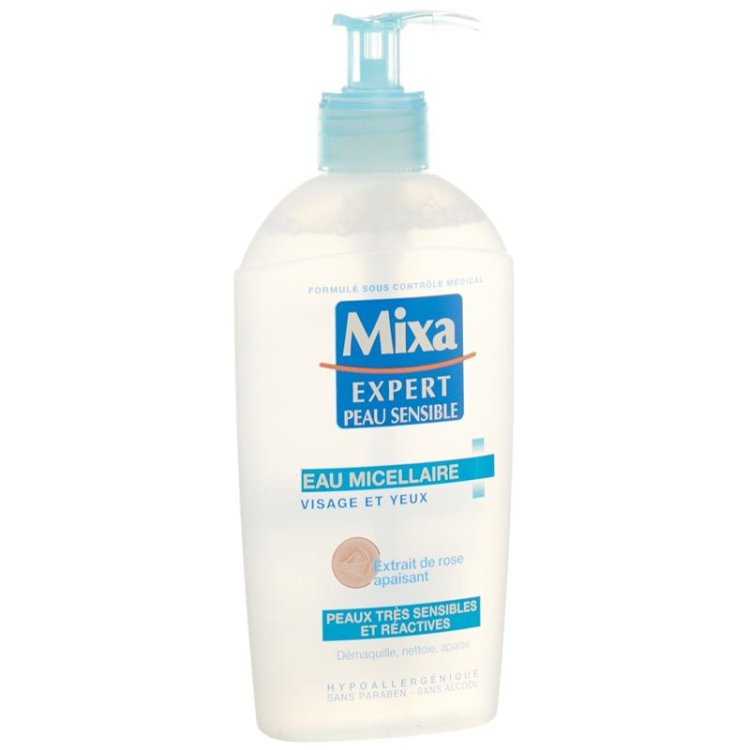 Mixa eau Démaquillante nettoyante apaisante micellaire Disp 200 ml