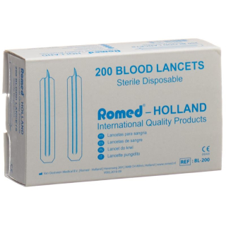 Romed bloedlancetten steriel 200 st