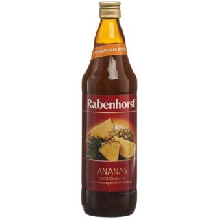 Rabenhorst pineapple juice bottle 7.5 dl