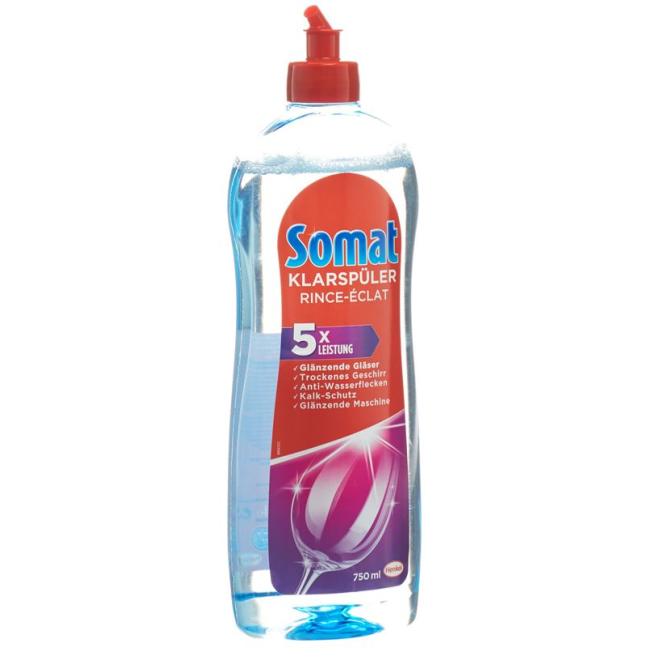Φιάλη υγρού λαμπρυντικού Somat 750 ml