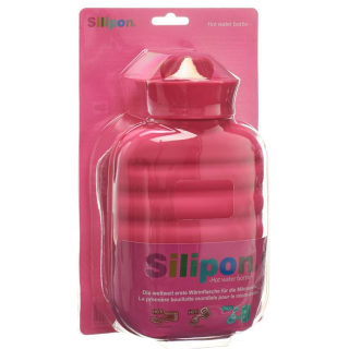 SILIPON hot water bottle 1l pink made of silicone