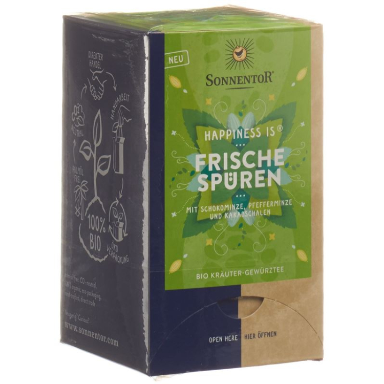 Sonnentor Happiness is fresh feel tea Battalion 18 pieces