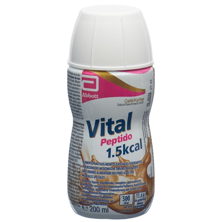 Vital peptido liq coffee 30 Fl 200 ml