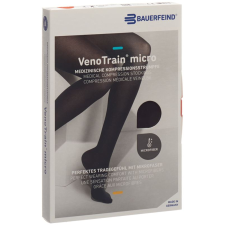 VENOTRAIN MICRO A-D KKL2 M plus/short open toe preto