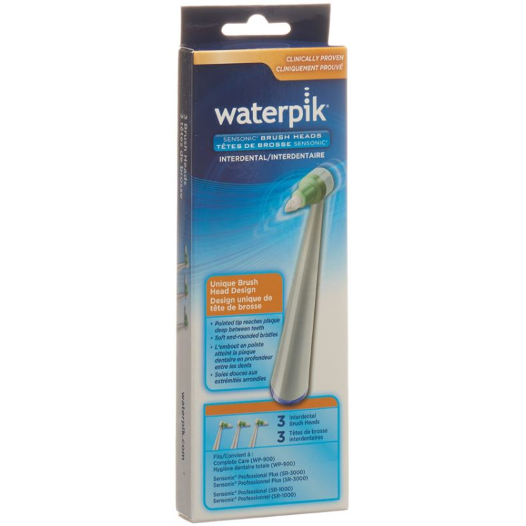 Waterpik Dişlərarası Fırçalar SRIP-3E 3 ədəd