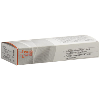 WERO SWISS Fix bandagem de gaze elástica 4mx4cm branco 20 unid.