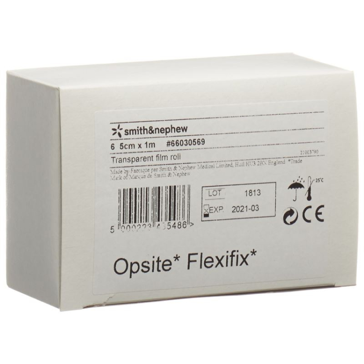 Opsite Flexifix 透明フィルム 5cm×1m 6巻