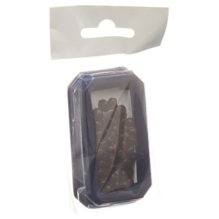 Amberstyle ქარვისფერი ყელსაბამი კონიაკი მუქი მქრქალი 32 სმ მაგნიტური ლექსით