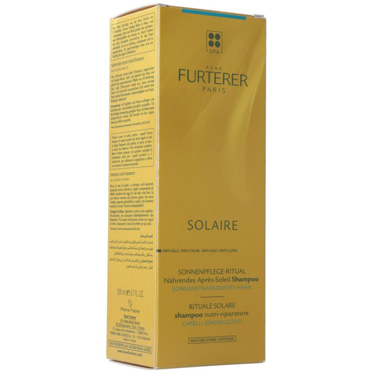 Furterer Solaire Odżywczy Szampon 200 ml