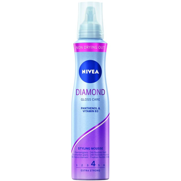 Nivea Hair Diamond Gloss Care Styling Mousse 150 ml