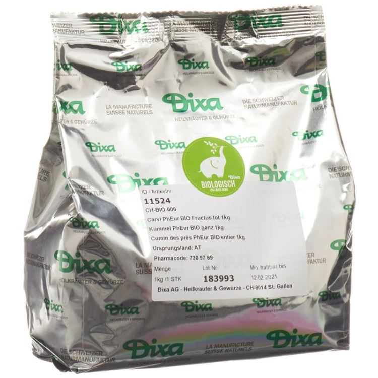 Dixa cumin PhEur PhEur BIO completely 1 kg