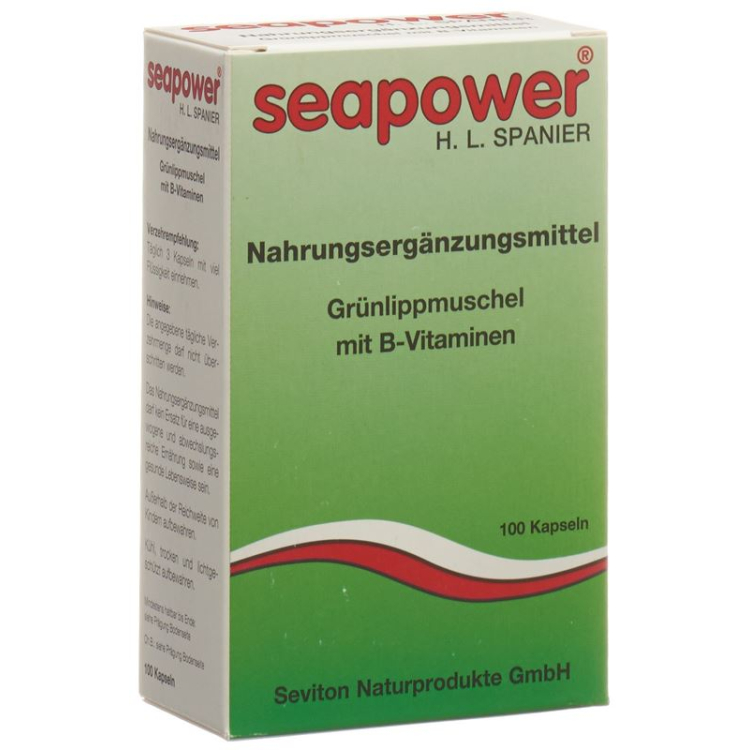 Viên nang thịt hến và vitamin B SEAPOWER 100 viên