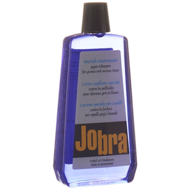 Jobra tonique spécial cheveux bleu cheveux blancs et gris flacon 250 ml