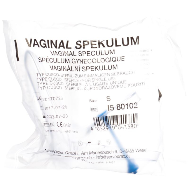 Spekulum CUSCO 1x plastik steril S 24mm