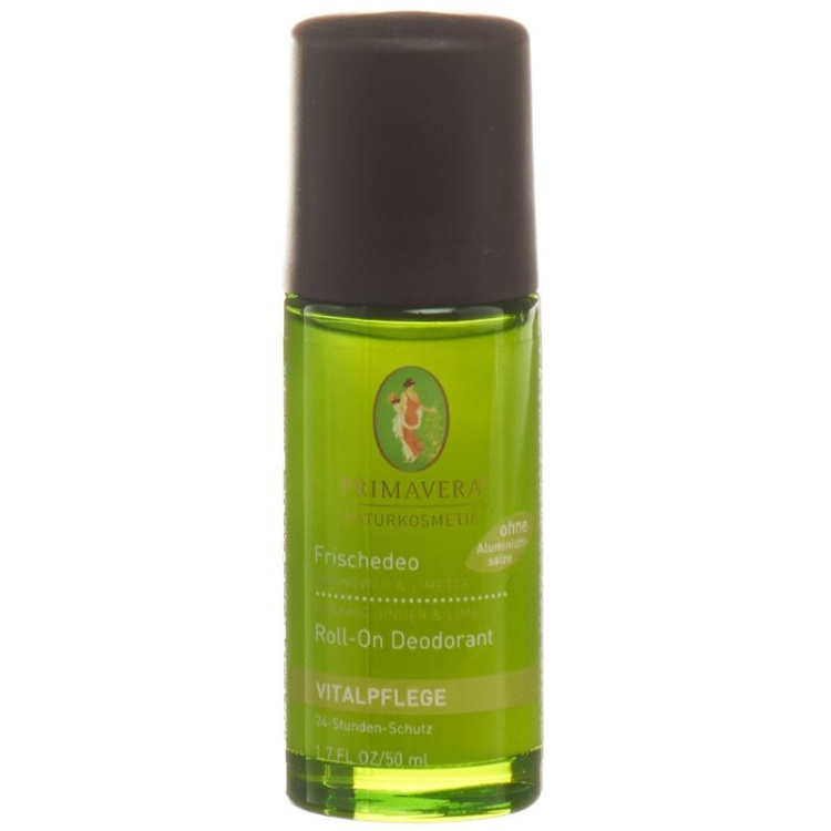 PRIMAVERA Ginger Lime Fresh Deodorant 50 ml