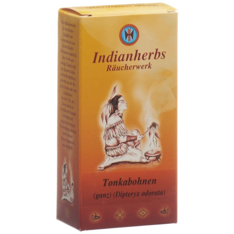 Indianherbs tonka beans ទាំងមូល 20 ក្រាម។