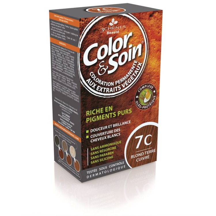 Color & Soin Coloration 7C blond ter cuivré 135 мл