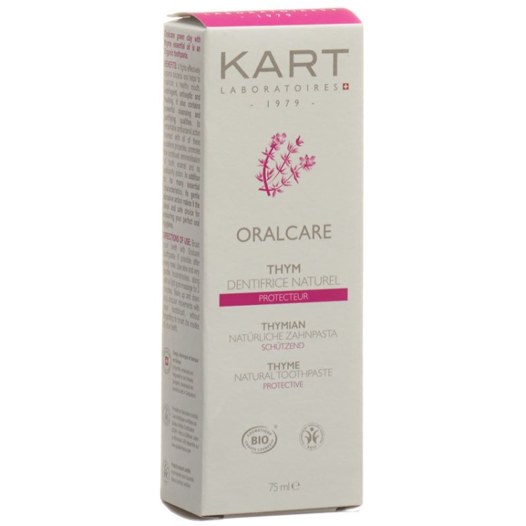 KART Toothpaste Clay Oralcare Thyme 75 ml